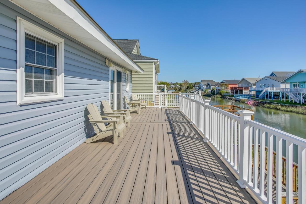 Waterfront North Myrtle Beach Home With Pool And Deck Exterior photo